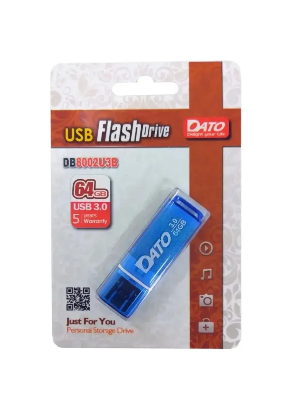 Память USB Flash 64 ГБ DB8002U3 DB8002U3B-64G BLUE