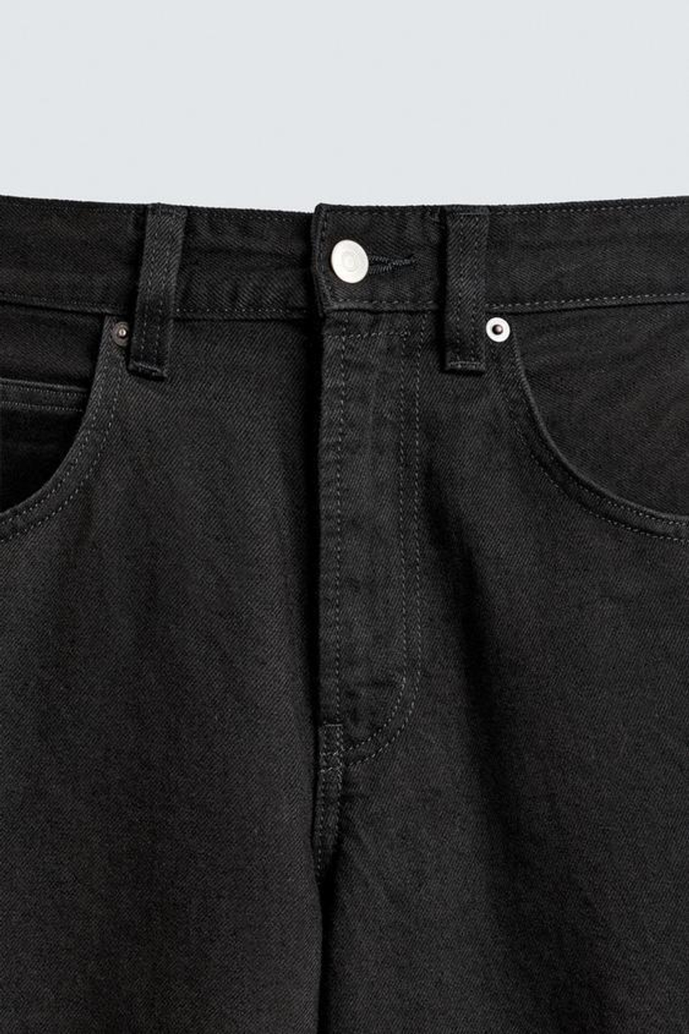 ZARA ДЖИНСЫ BALLOON FIT, ЧЕРНЫЙ
