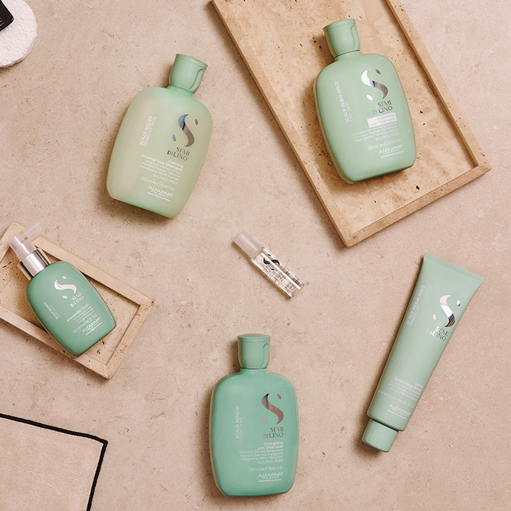 ALFAPARF Шампунь энергетический против выпадения волос SDL SCALP ENERGIZING LOW SHAMPOO, 1000 мл