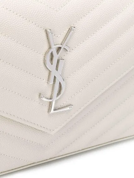 Клатч Saint Laurent Monogram Mini белый