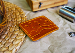 Сырный картхолдер из натуральной кожи