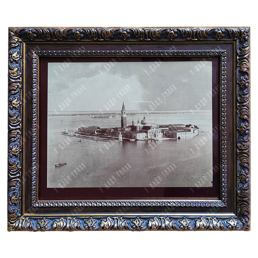 Альфред Ноак. Вид на Сан-Джорджо Маджоре, Венеция. Фотография. 1870-е гг.