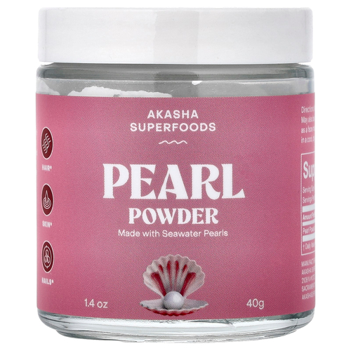 Akasha Superfoods, жемчужная пудра, 40 г (1,4 унции)
