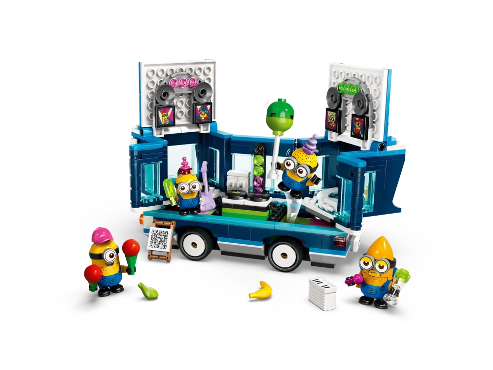 Конструктор LEGO Гадкий я 4 75581 Музыкальный автобус для вечеринок миньонов