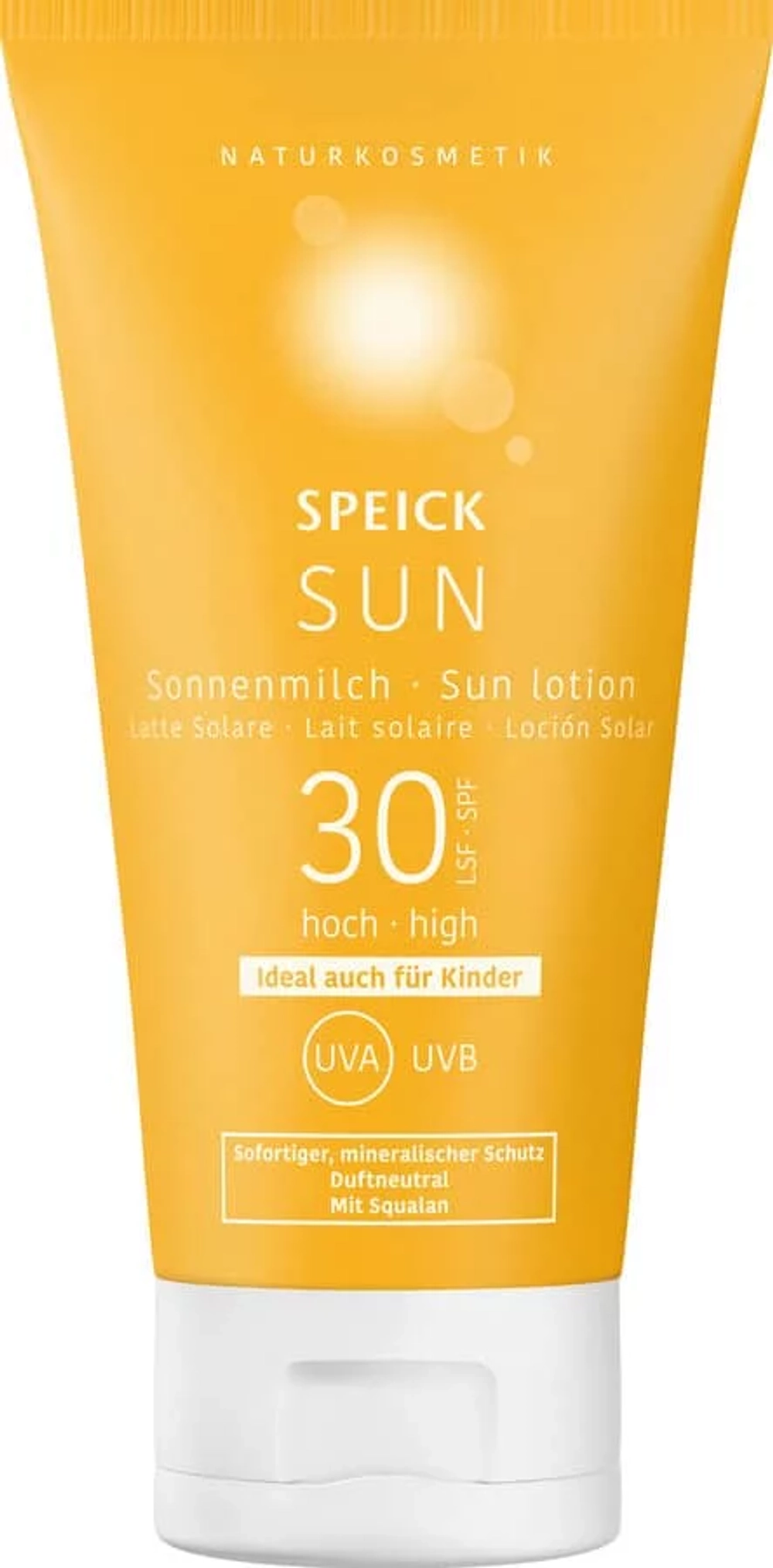 Солнцезащитный крем Speick Sun SPF 30, 150 мл