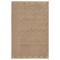 IKEA FJÄLLKATTFOT  (ИКЕА ФЙÄЛЛКАТТФОТ)  -  Коврик для ванной комнаты, бежевый, 50x80 см