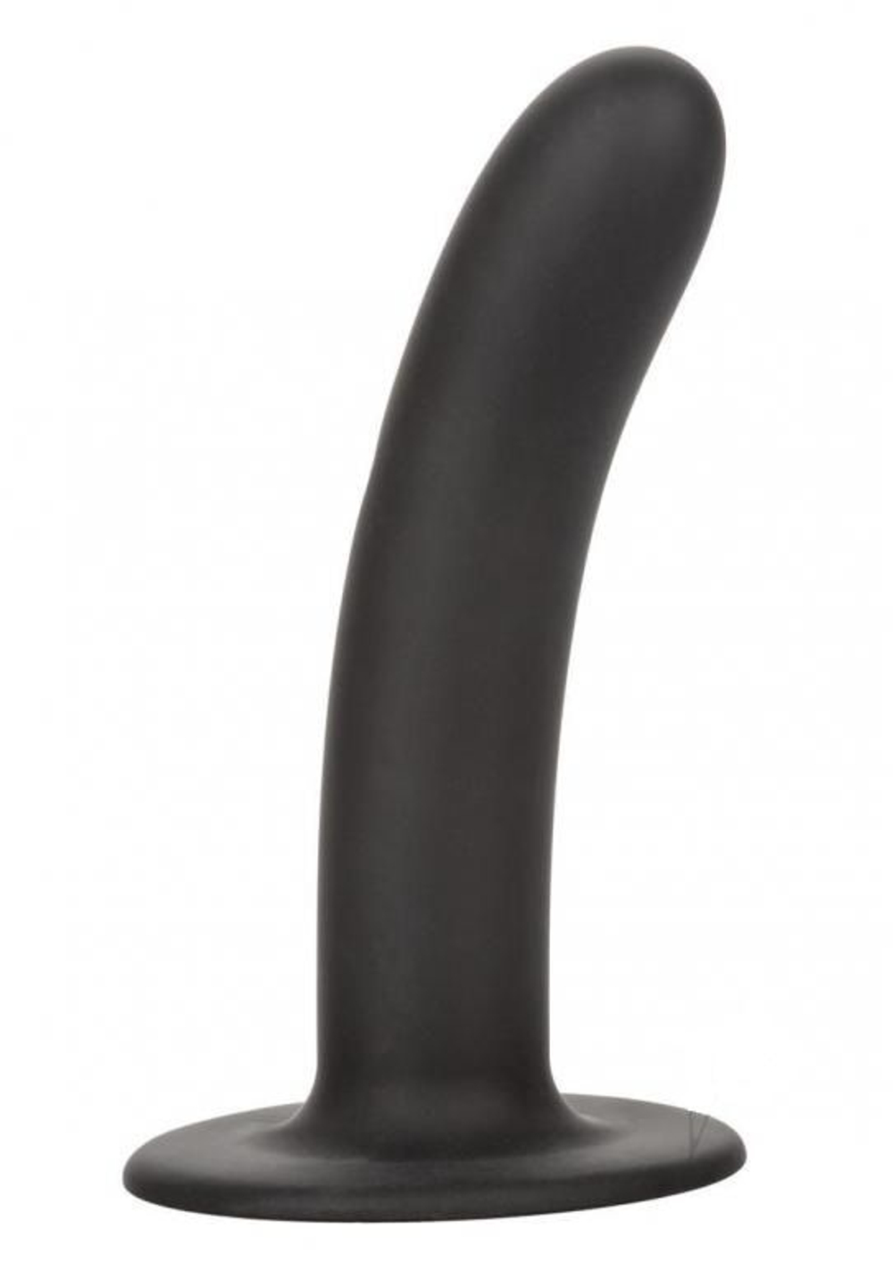 Черный анальный стимулятор Silicone Smooth Probe - 15,25 см. (Цвет: черный)
