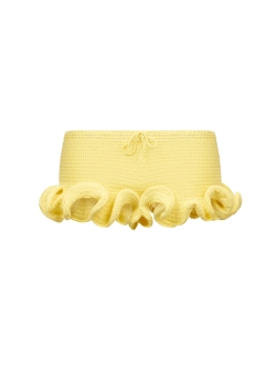 Шорты Ruffle желтый