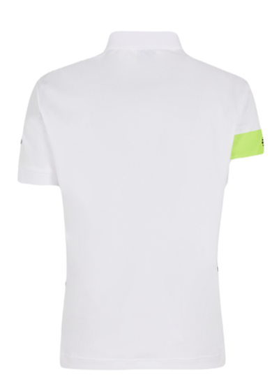 Мужское теннисное поло EA7 Man Jersey Polo Shirt - white