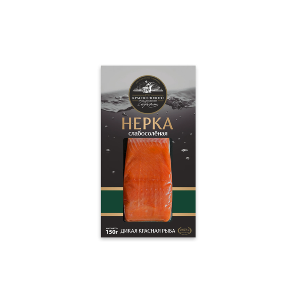 Нерка кусок с/с Красное Золото 150гр