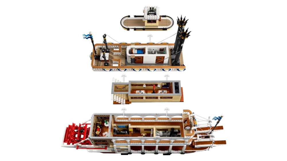 Конструктор LEGO Ideas 21356 Речной пароход