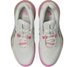 Женские кросовки для Padel Asics Gel-Resolution X Padel - soft oat/jewel green