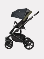 Коляска 2 в 1 Riko Basic Ozon 02 черно-зеленый