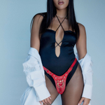 Пояс для страпона Strap-on-me HARNAIS SIMILI FABULOUS (красный)