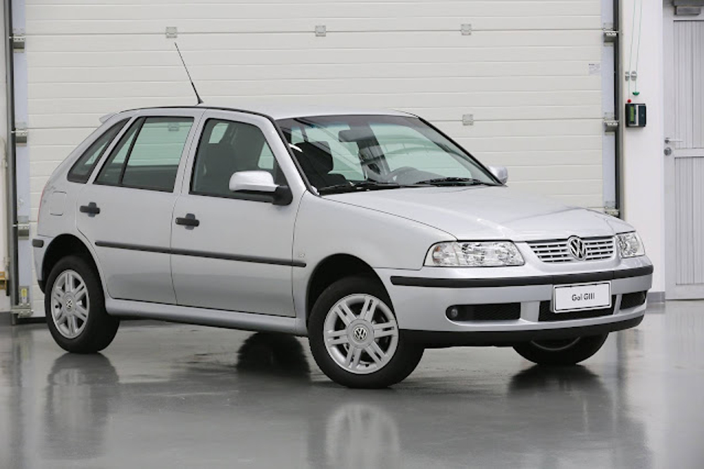 Порог левый Volkswagen Gol, Pointer 1994-2009 (1мм)