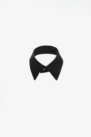 ZARA X JOHN GALLIANO ВОРОТНИК РУБАШКИ ИЗ ПОПЛИНА, ЧЕРНЫЙ