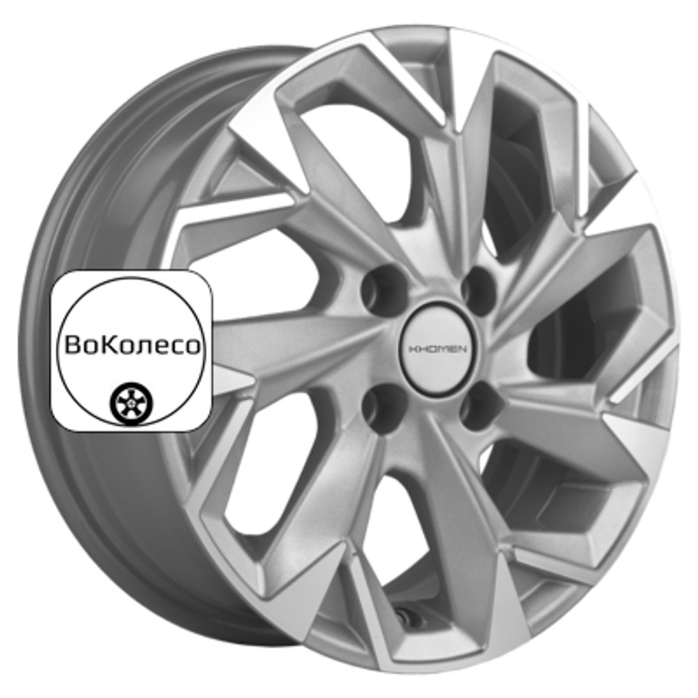 5,5x14/4x100 ET43 D60,1 KHW1402 (Toyota Corolla) F-Silver-FP Khomen Wheels