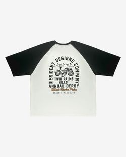 Футболка Derby молочно-черная