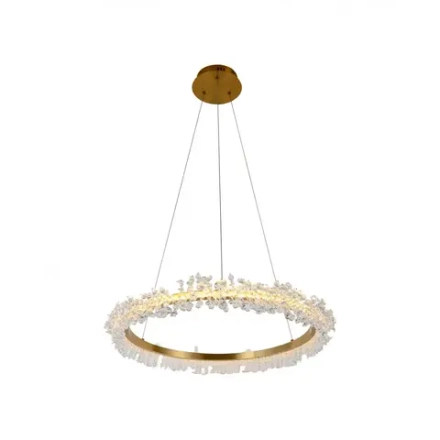 08243,36A Подвес Лаура латунь d60 h150 Led 36W (3000K). ТМ Kink Light