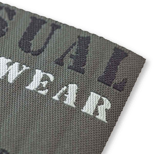 Аппликация термоклеевая джинс ярлык прямоугольный CASUAL MENSWEAR, черный цв, Prym