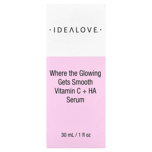 Idealove, Where the Glowing Gets Smooth, сыворотка с витамином C и гиалуроновой кислотой, 30 мл (1 жидк. унция)