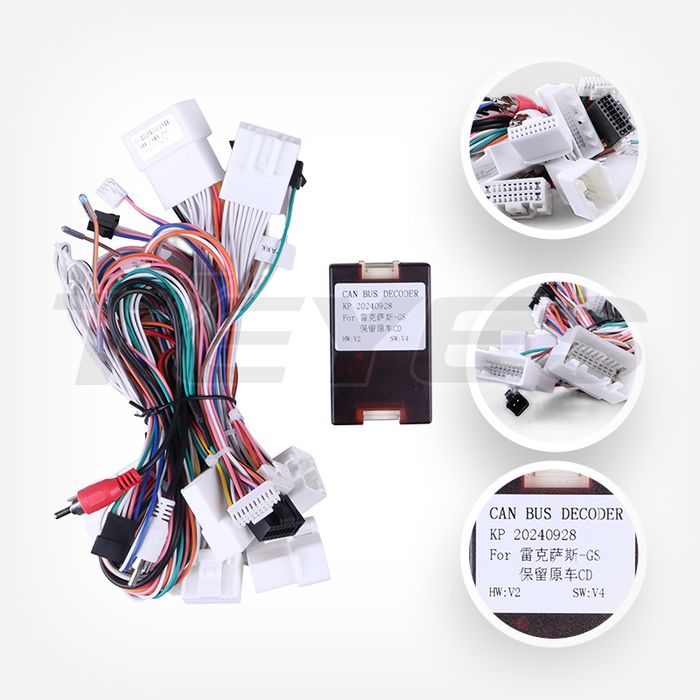 Магнитола для Lexus GS 300, 350, 450h 2005-2011 (ШГУ цветной) - Teyes CC4 монитор 12.3" 2K QLED + рамка LUX, Android 14, Быстрейшая, Snapdragon 680, DSP, CarPlay, 4G SIM-слот