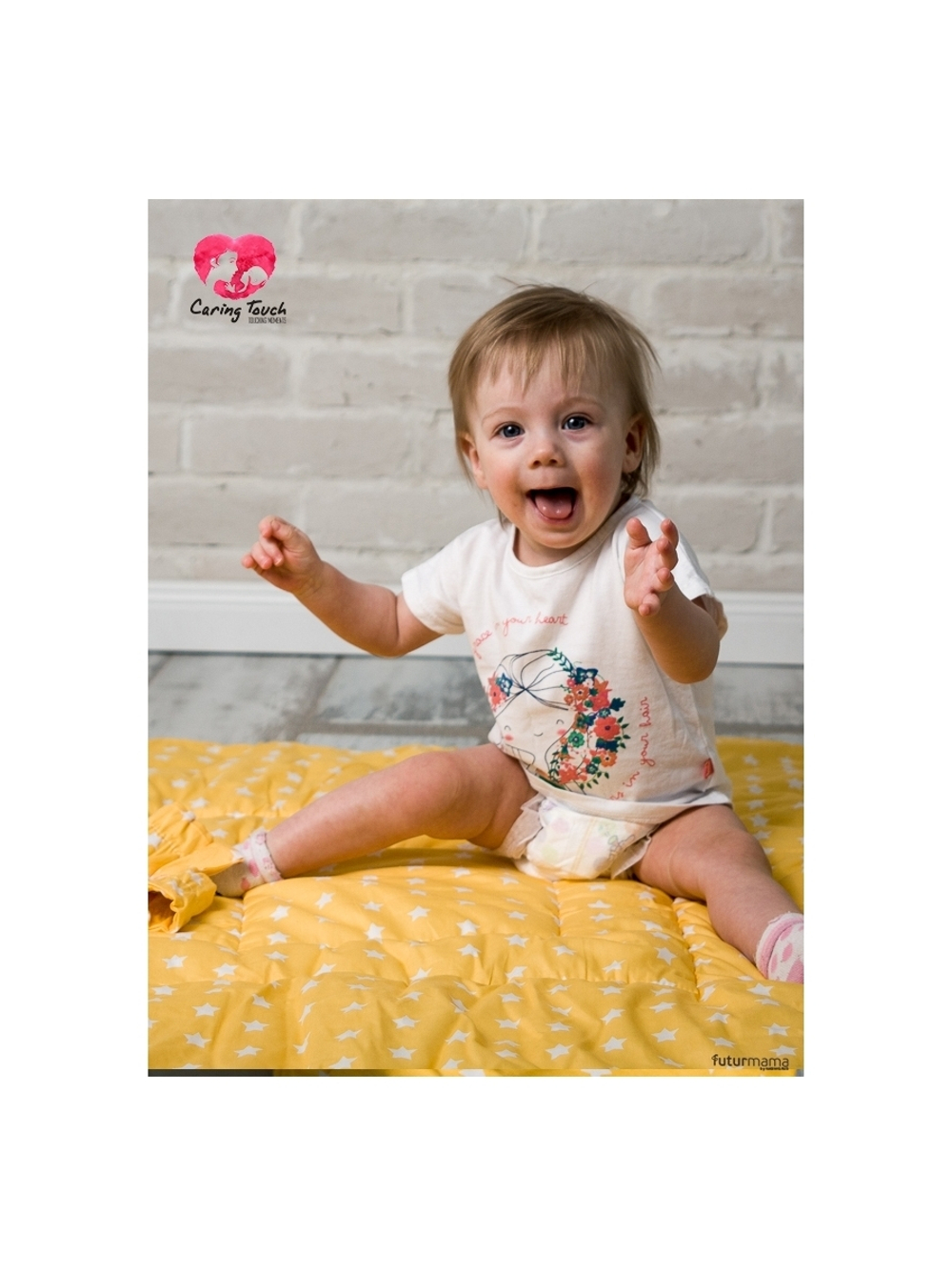 Одеяло на выписку Futurmama Caring Touch Delicate meadow