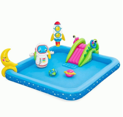 Бассейн надувной с набором Little Astronaut 228*206*84см Bestway