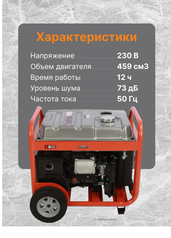 Инверторный электрогенератор ECO - MITSUI POWER ZM 9500 IU
