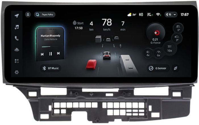 Магнитола для Mitsubishi Lancer X 2007-2016 - Teyes CC4PRO монитор 12.3" 2K QLED + рамка 9, Android 13, Быстрейшая, Snapdragon 778G, ИИ, CarPlay, DSP, 4G SIM-слот