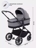 Коляска 2 в 1 MOWBaby Amber