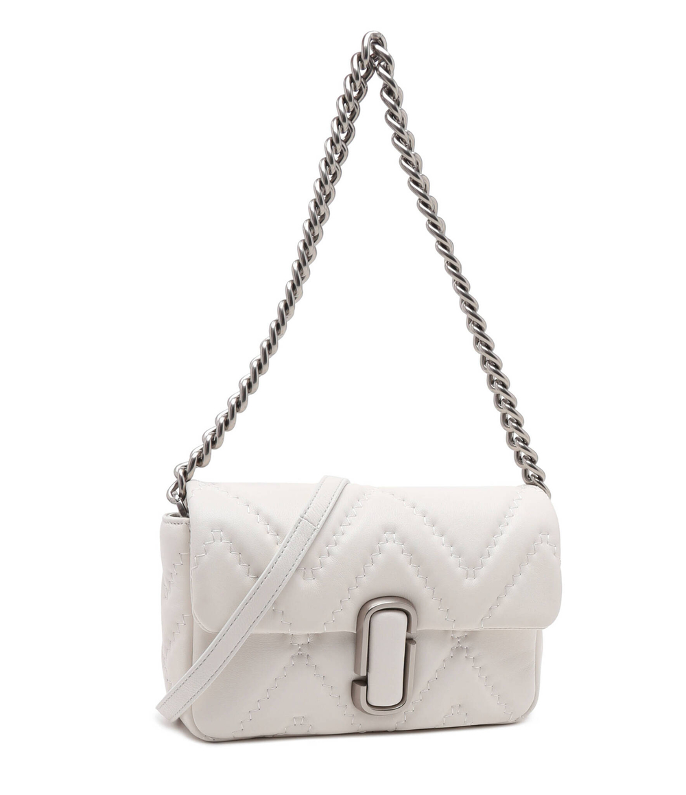 Кожаная сумка через плечо THE QUILTED J MARC Marc Jacobs - белый(2S3HSH007H03)