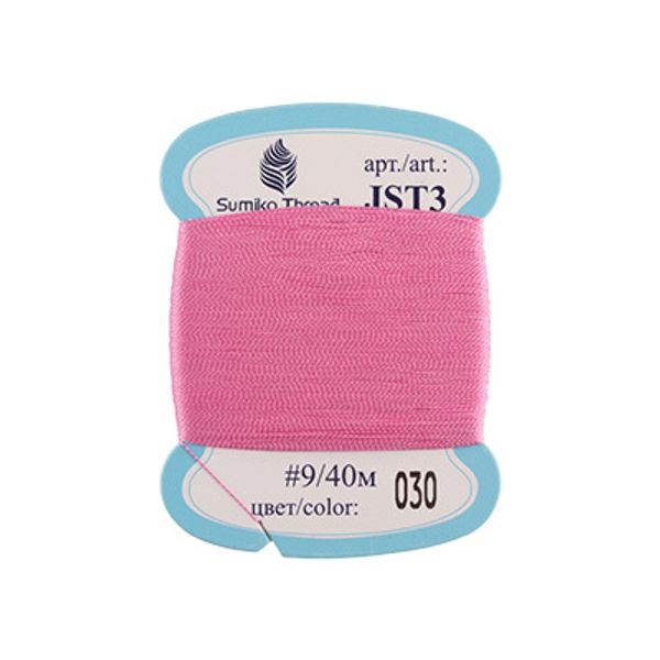 Нитки вышивальные SumikoThread 40 м, №030 розовый