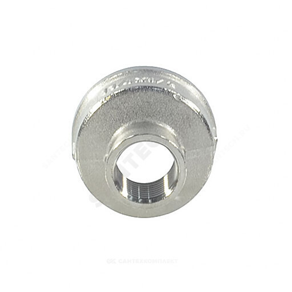 Муфта латунь никель переходная Ду 50х32 (2"х1 1/4") ВР/ВР SantechSystems