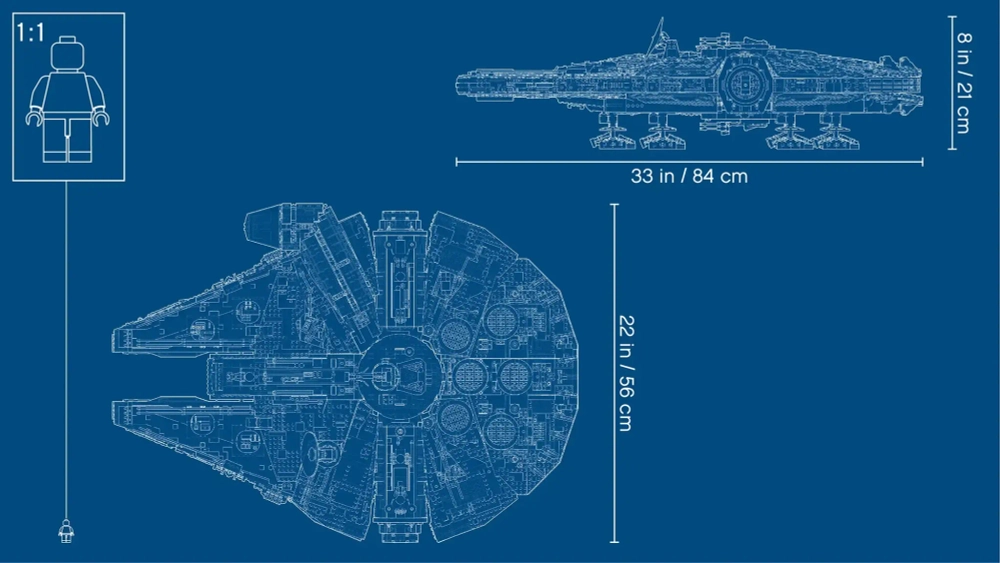 Конструктор LEGO Star Wars 75192 Сокол Тысячелетия