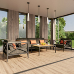 Лаунж зона Ideal Patio ВЕРИТА темно-серая (маренго) - каркас карбон - столик тик