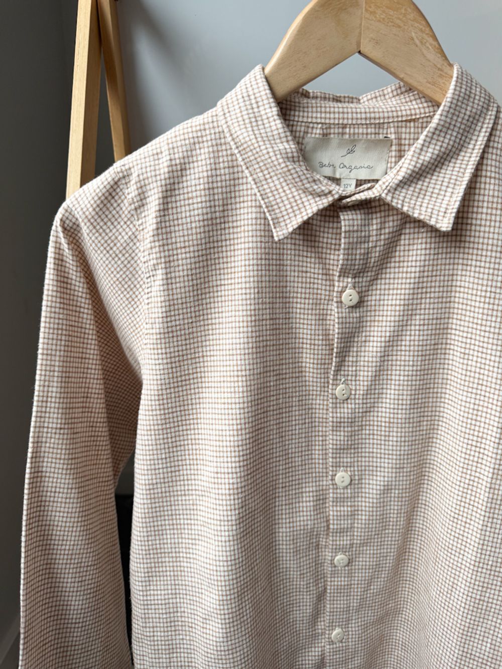 Хлопковая рубашка Bebe Organic, 152