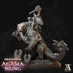 Grand Alliance Order  Seraphon Lizardmen  Skink Сцинк наездник ящера миниатюра для dnd, днд, pathfinder, фентези, Настольная игра, НРИ, Варгейм, РПГ