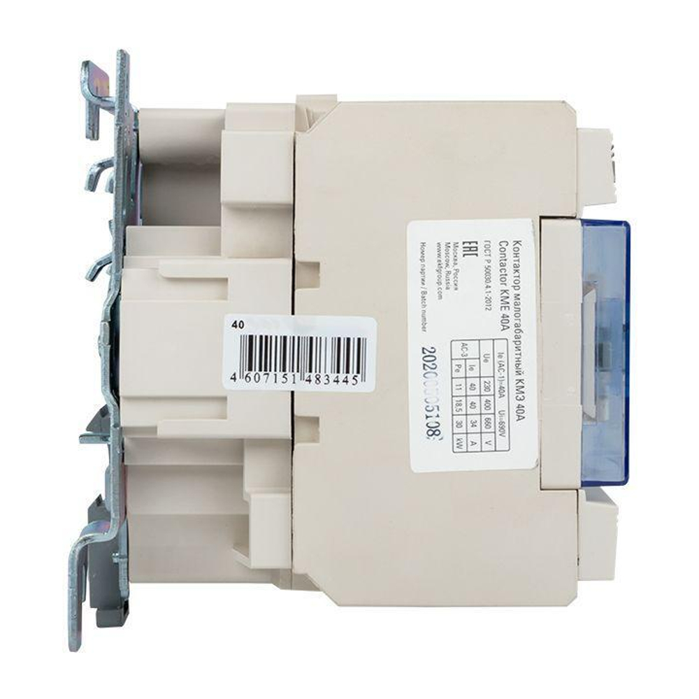 Контактор КМЭ 40А кат. 380В AC 1НО+1НЗ EKF ctr-s-40-380