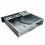 Серверный корпус Mastero 2U390, 2U, mATX, Без БП, чёрный (MST-2U-390)