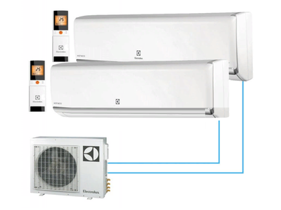 Мульти сплит система Electrolux на 2 комнаты (21+27 кв.м) HM FM