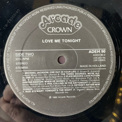 Винтажная виниловая пластинка LP Сборник Love Me Tonight, The 28 Best Love Songs (Michael Jackson, Phil Collins, Al Green и другие) (Нидерланды 1982)