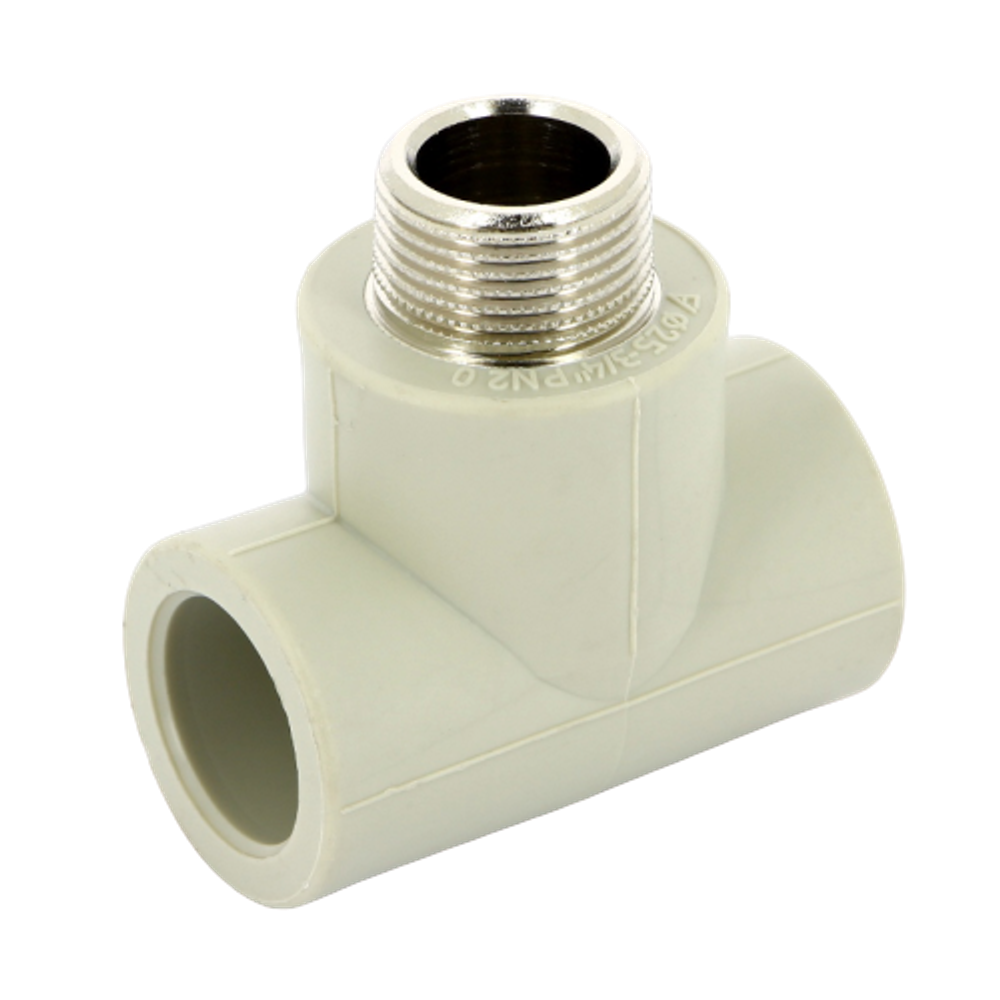 Тройник комбинированный FV-Plast 25x3/4" наружная резьба