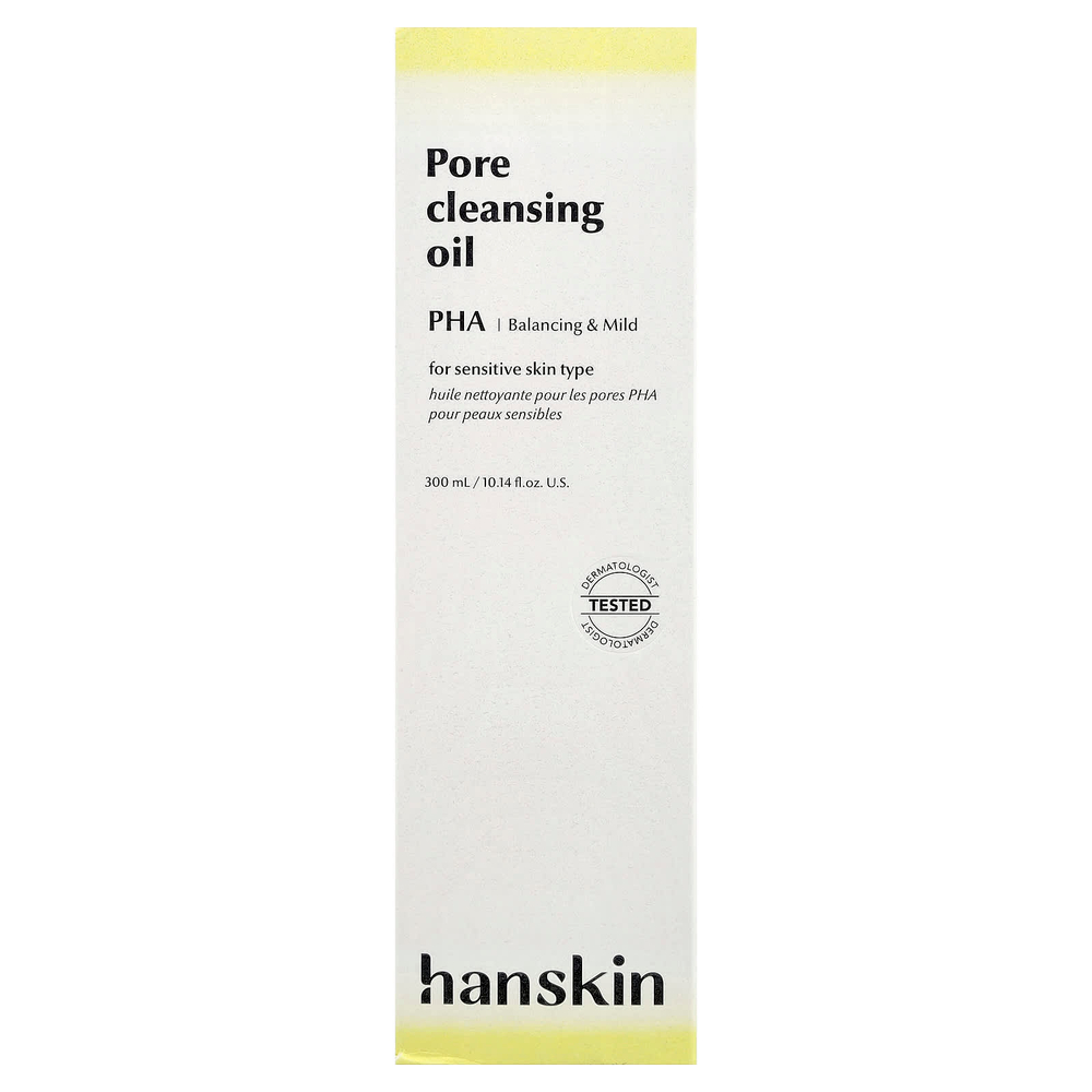 Hanskin, масло для очищения пор, с ПГК, 300 мл (10,14 жидк. унции)