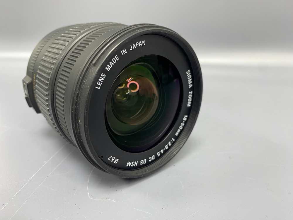 Sigma 18-50mm 2.8-4.5 DC OS HSM Canon EF Не работает стабилизатор