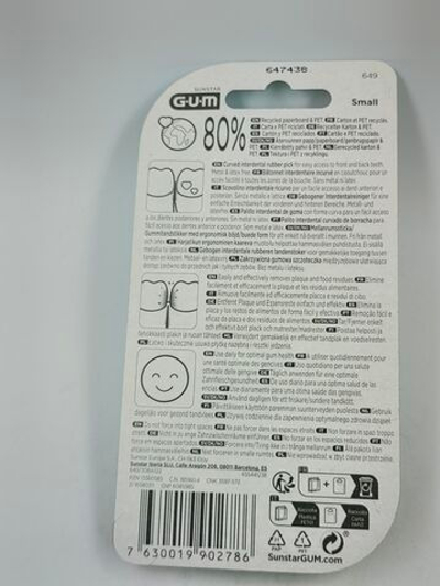 Щетка межзубная Gum Soft-Picks Advanced Small, 30 шт. голубого цвета (из Финляндии)