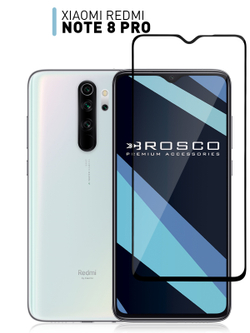 Защитное стекло ROSCO для Xiaomi Redmi Note 8 Pro оптом (арт. XM-RN8P-FSP-GLASS-BLACK)