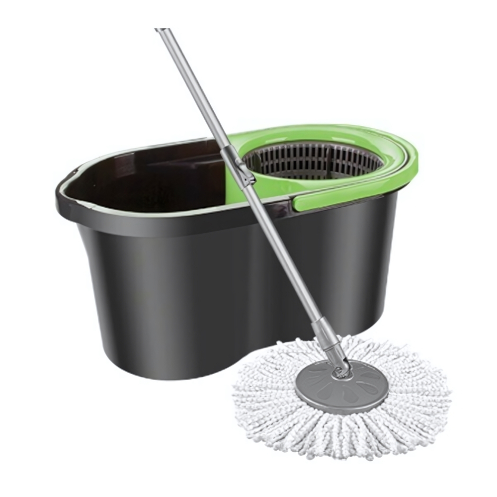 Набор для уборки в индивид. упак. ЭКО МОП СТАЙЛ (ECO MOP STYLE) черн-зеленый.14л