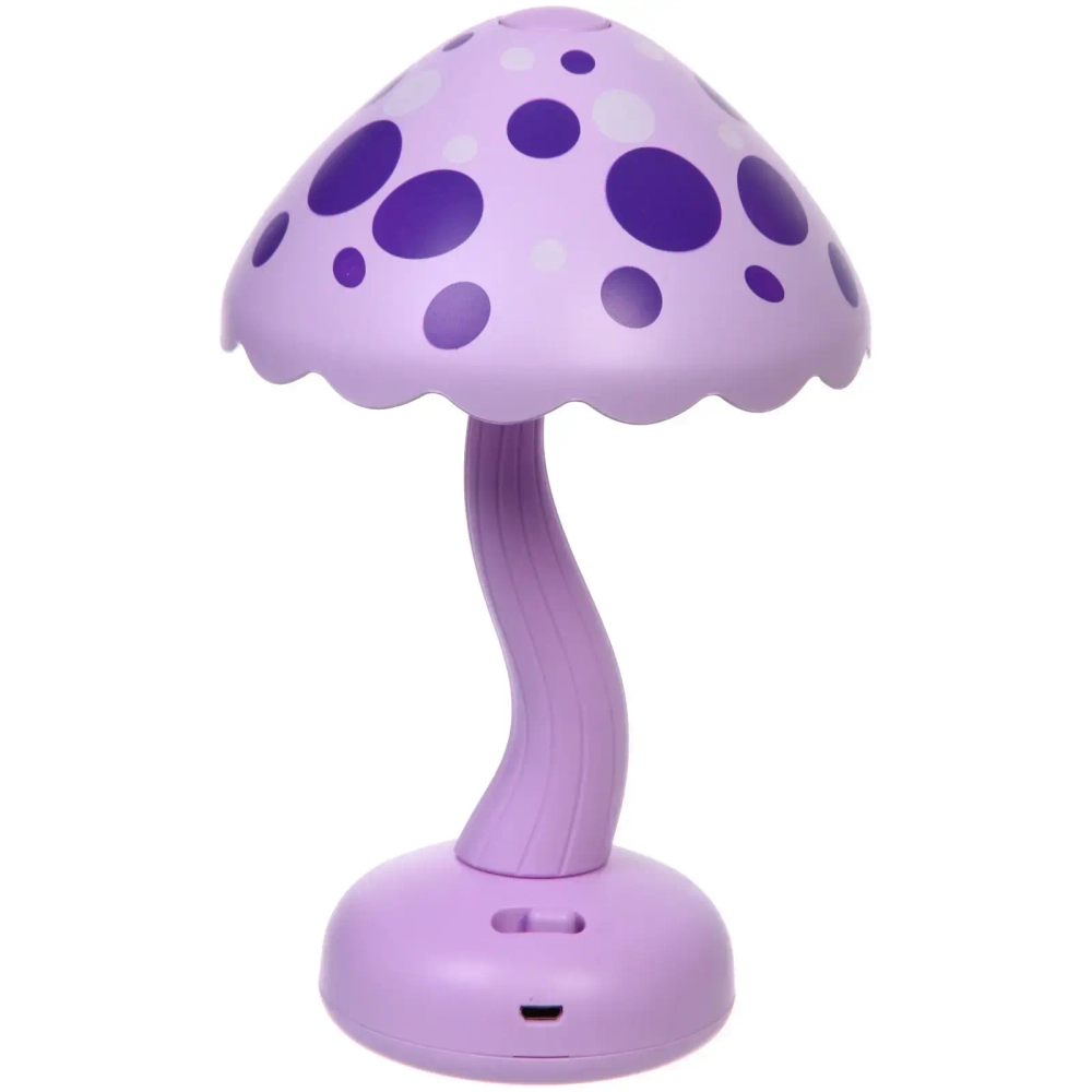 Настольная лампа «Sweet - Гриб» LED 13,2*19,5 см, USB 3w 3.7v, Фиолетовый