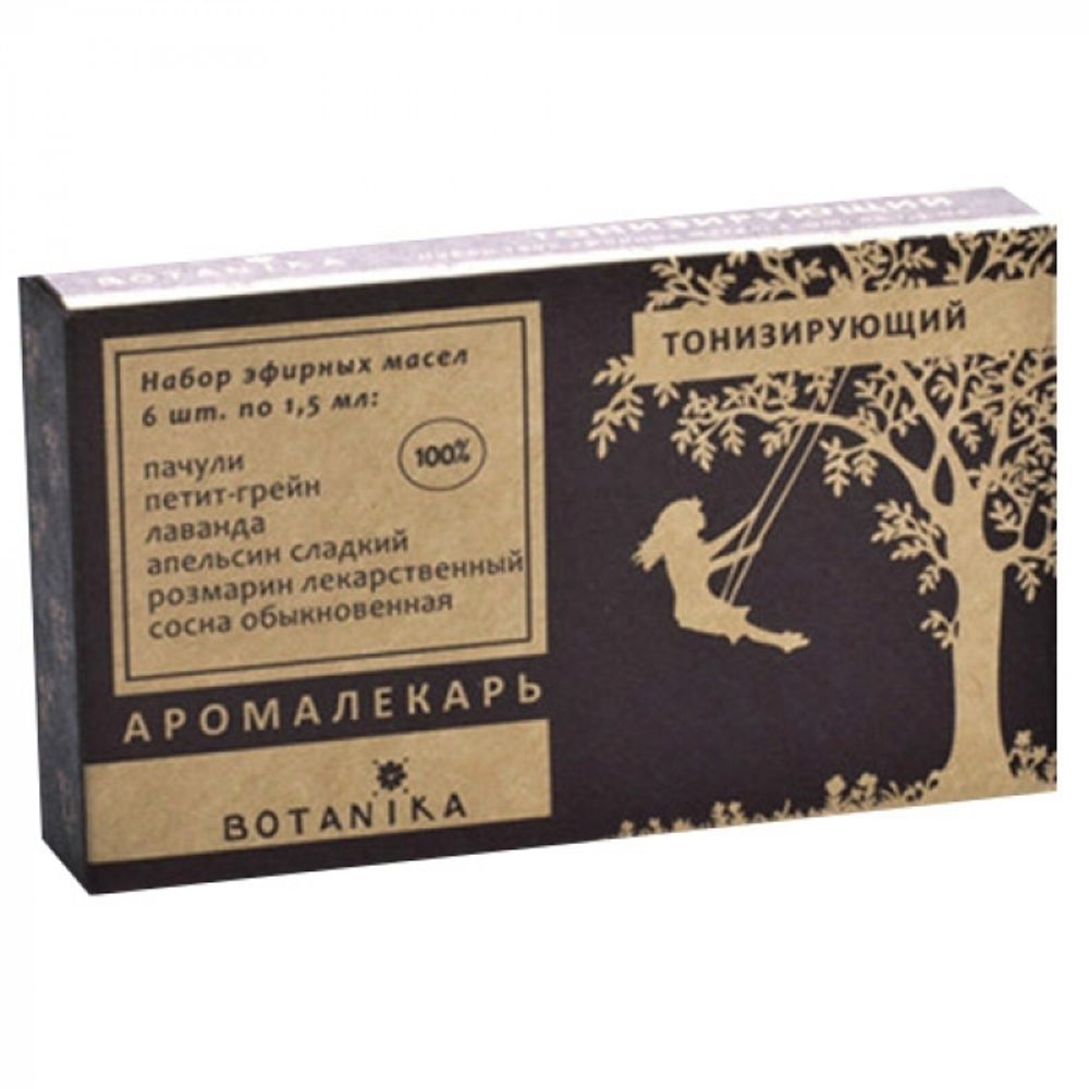 Botanika набор эфирных масел Аромалекарь Тонизирующий 6 шт.
